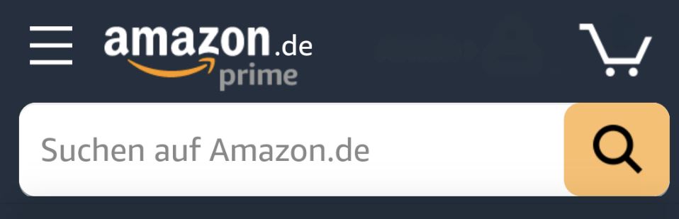Amazon Header Mobile